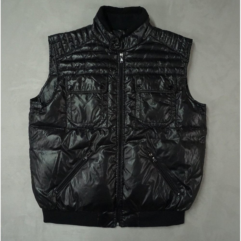 Moncler Down Puffer Vest Mens Large Black Gilet‎